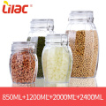 Lilac FREE Sample wide mouth glass bottles jars